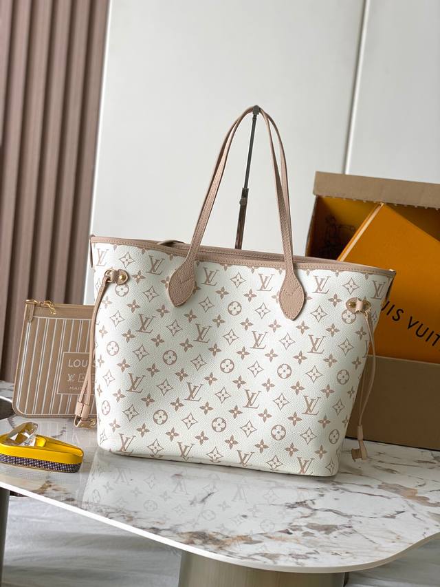 Premium Mb163C chip version original leather This Neverfull Inside Out medium h