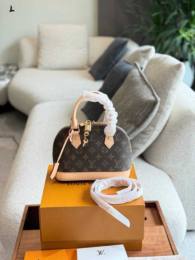Lv Alma Bb Monogram Shell Bag, Original High-Quality Bag. This Retiro handbag is