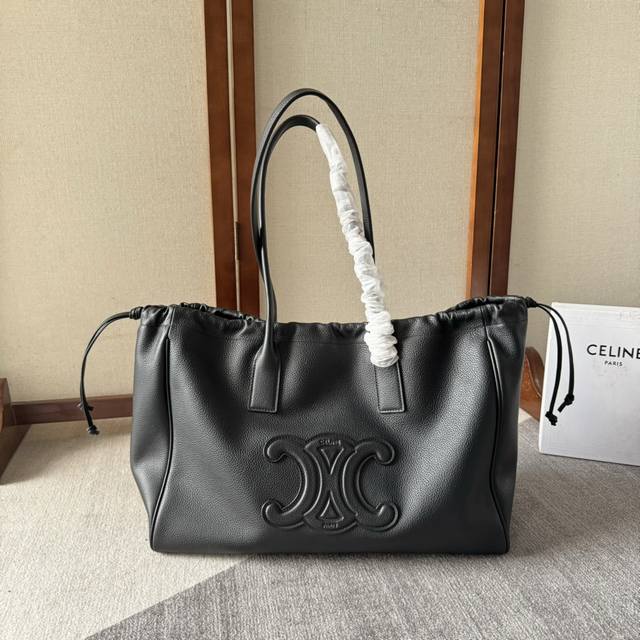 Celine new products online early autumn Cabas Triomphe drawstring tote amorphous
