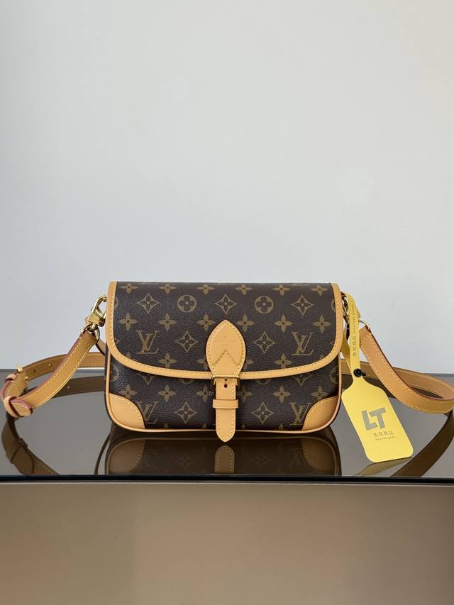 Premium Original Diane Handbag Model: M45985 Presbyopic Leather Shoulder Strap