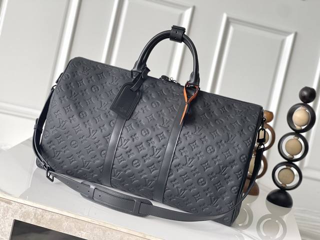 Chip-Change Edition M59025 Leather Shoulder Strap Keepall Bandouli
