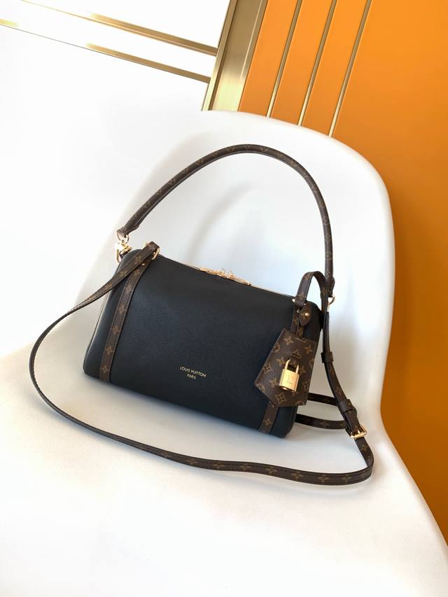 Style No. 26039 Small Black Nubuck Leather Premium Original Semi-Steel Hardware