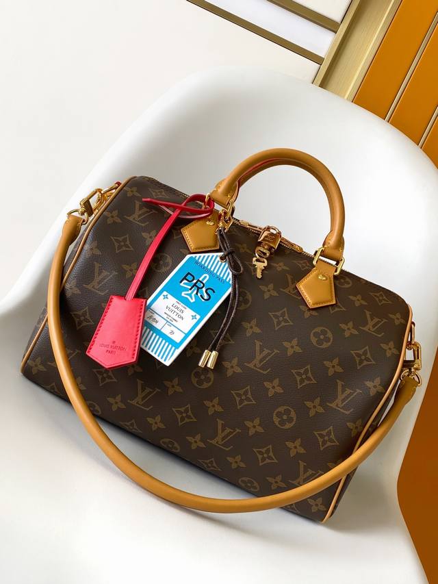 N87212 Ostrich pattern M11495 Monogram M12243 The Speedy Soft 30 Boho handbag, a