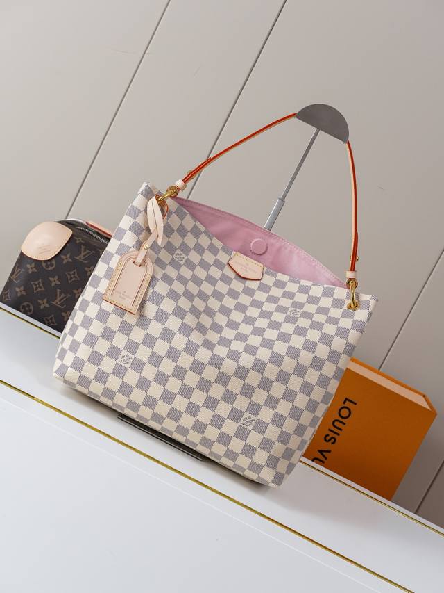 Dynamic 163C01 Chip N42249 White Checkered Pink Small Top Original Single M43701
