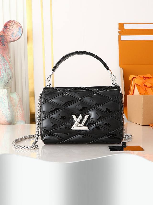 Factory Price (p) Top-Quality Original Home Photo M25046 22891 Black Patent Lea