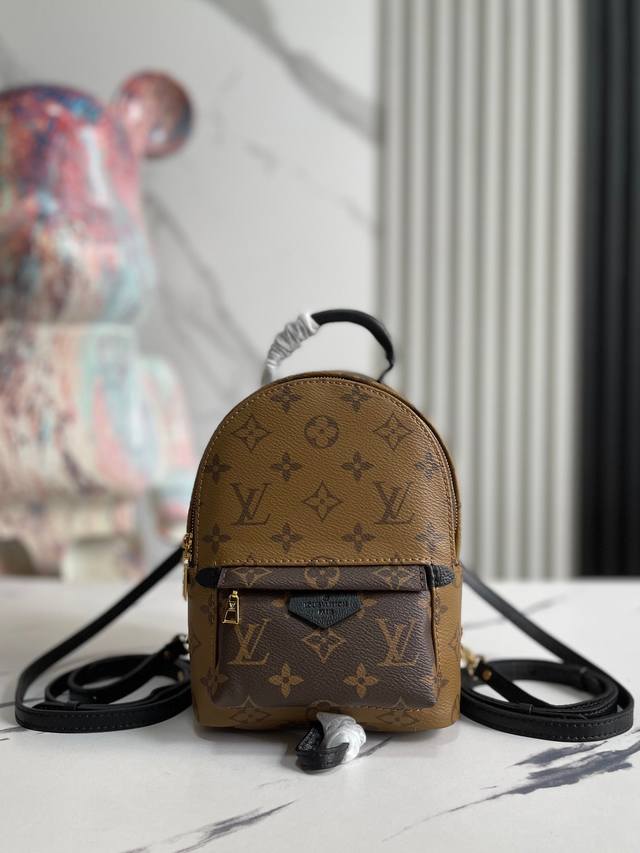 Factory price p Top original single home real shot Mini backpack M44872 Exquisi