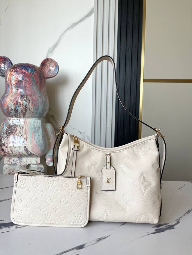 Factory Price: Original, genuine, genuine, top-grain leather. M46293 Beige, M46