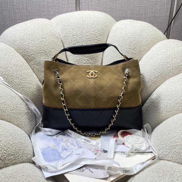 Iron Gray 5634 Ohanel Haute Couture Suede Bag, the highlight of the Hangzhou sh