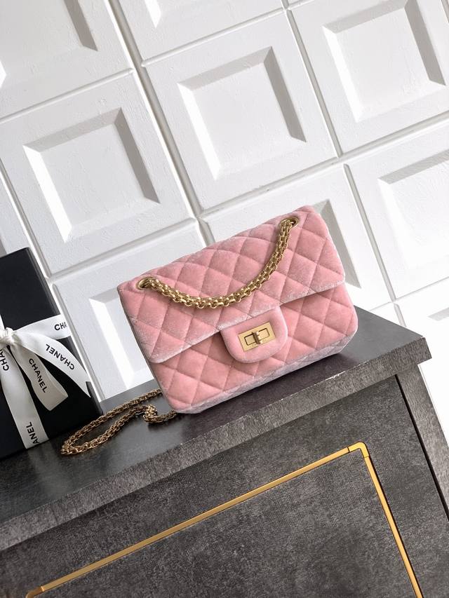 Top-quality original Cherry Blossom Pink Ohanel 552225A Velvet Black Upgraded 2