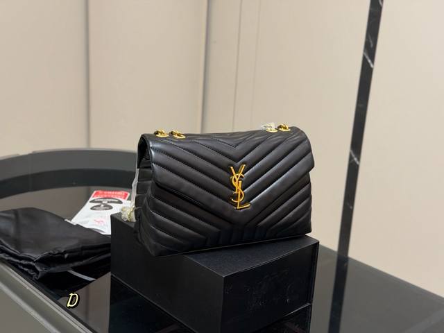 Large size with box Size: 28.18Cm Ysl Loulou puffer Yves Saint Laurent soft