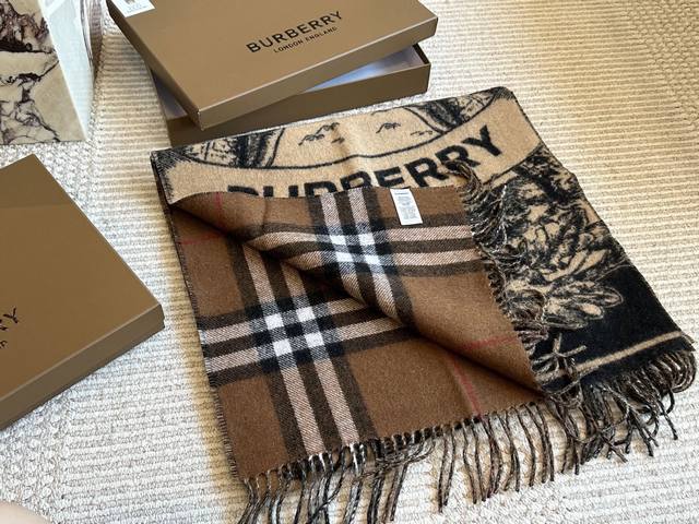 With box Original cashmere hardware Size: 50* Cm Burberry double-sided cashmere