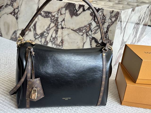 Large replica Lv Express retro and textured This one is made of grained calfskin