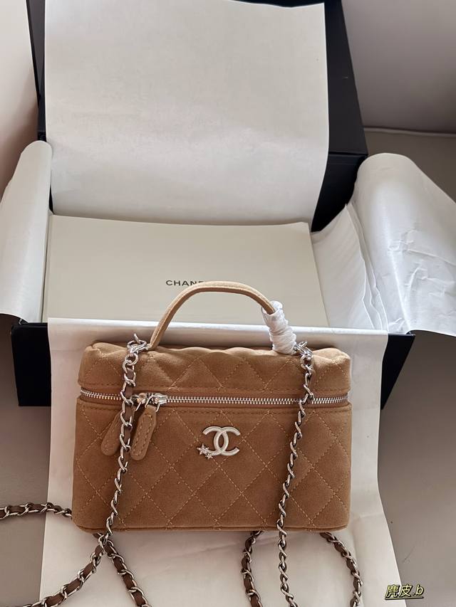 Suede with box Size: 20 bottom width * 12Cm height Xiao Xiangjia lunch box bag L