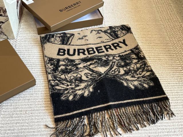 With box Original cashmere hardware Size: 50* Cm Burberry double-sided cashmere