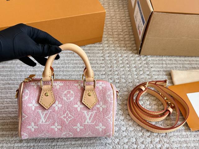 Lv denim Nanospeedy pink finally arrivedboth sides are dark and lighterretro and