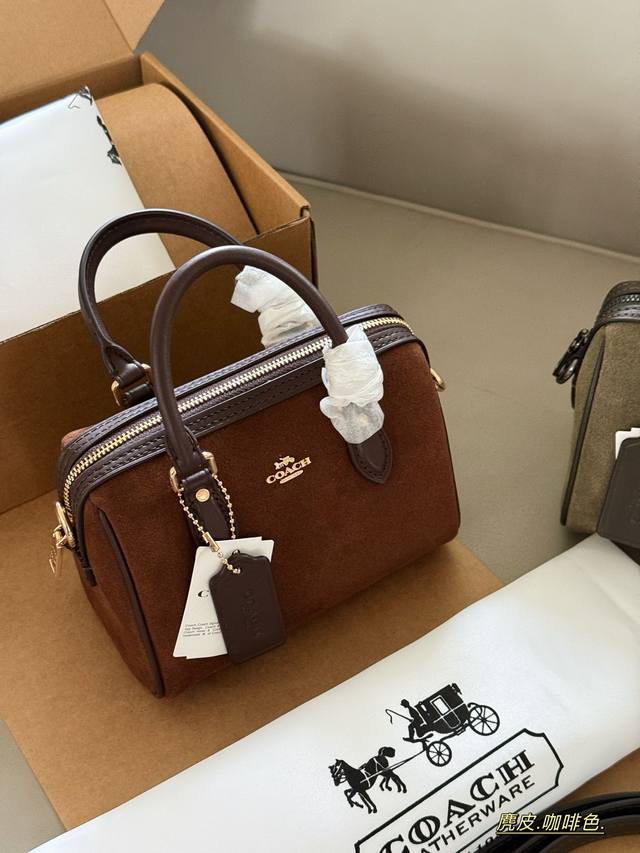Comes with box Size: 18*12Cm C's 25Ss pillow bag suede new product Mini Rowan M