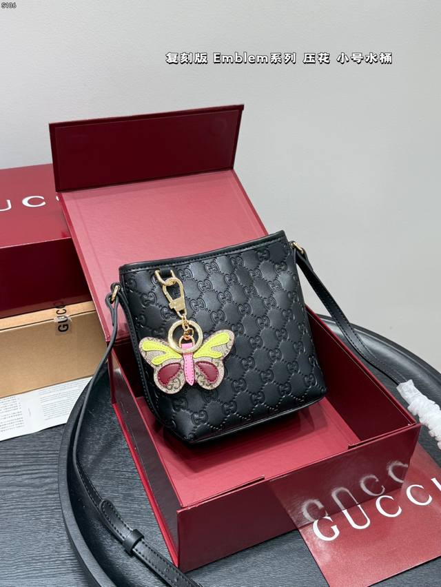 With pendant 40 Full set packaging Replica cowhide embossed Size 16*19cm Gucci E