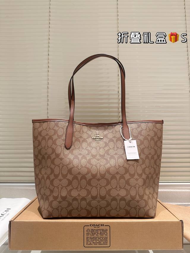 Replica cowhide Coach & City Tote classic tote bag hand-held shoulder Coach new