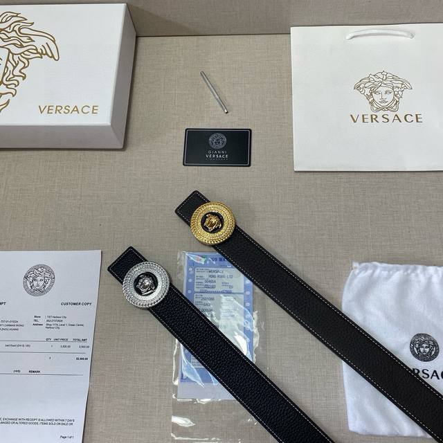Brand: Versace Grade: Original private goods. Imported top-grain cowhide with b