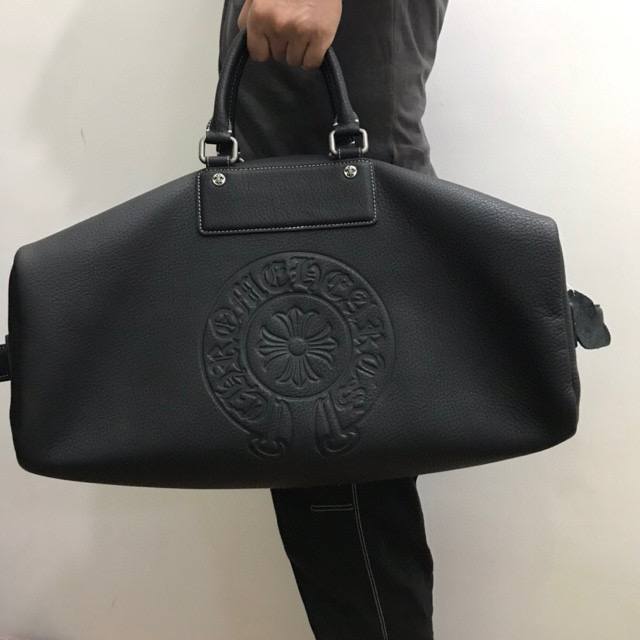 Top-quality original Chrome Hearts new travel bag, double-pull opening design,