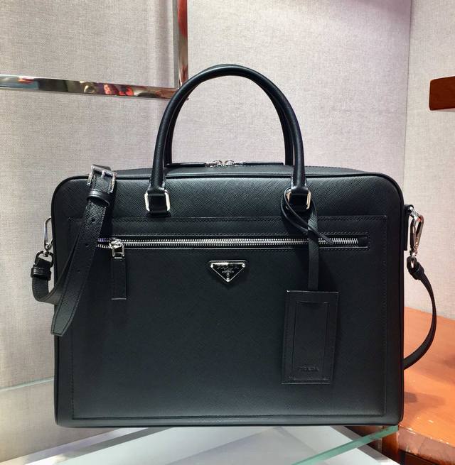 Exclusive debut of the new briefcase 2Ve016, original goods made of imported Sa