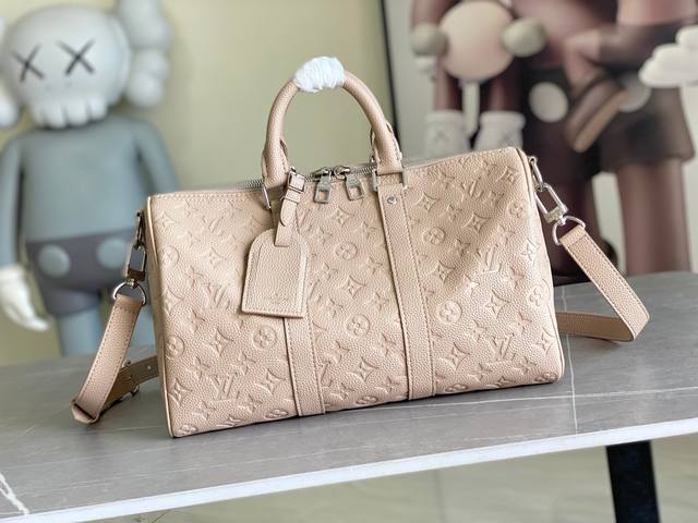 163C01 Chip M13865 M46655 Black Flower M22765 Embossed Premium Original Keepall
