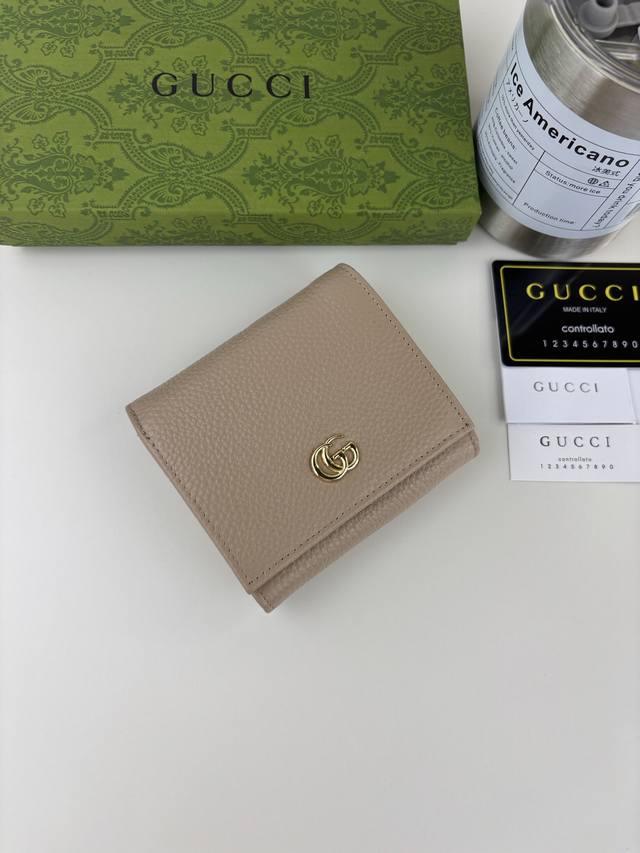 Guccl summer new style, small double G metal decoration, deepen the hidden logo