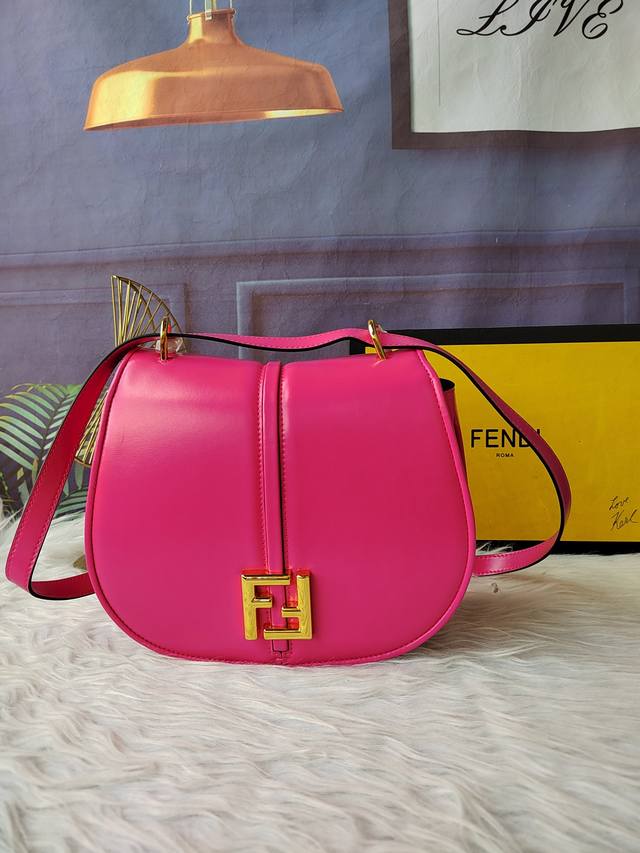 Style No. 8Bt366 Rose red medium crossbody handbag, with feminine solitary line