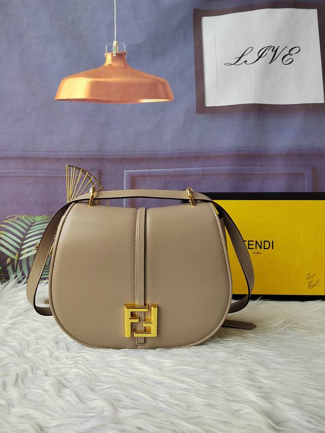 Style No. 8Bt366 Medium crossbody bag in apricot color, with feminine solitary