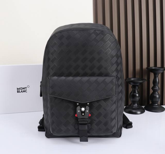 Montblanc new Montblanc Fashion 3.0 series M backpack classic black Model: Mb129