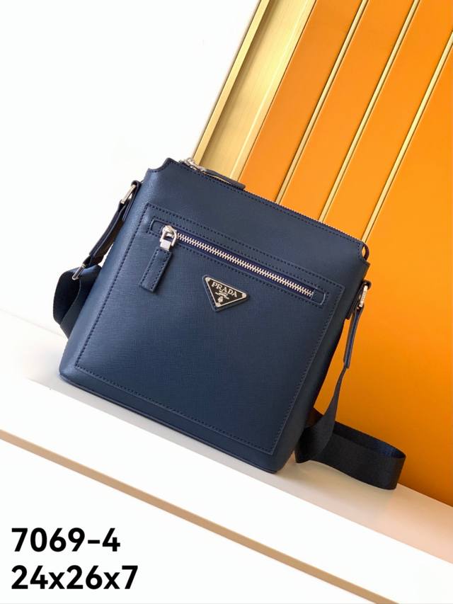 Crossbody bag Model: 7069-4 Blue # Top-grade original goods, the latest model f