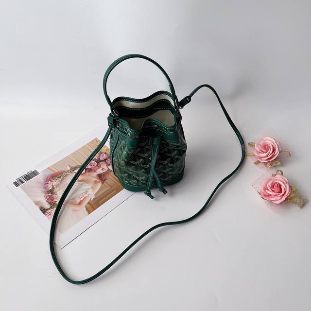 Goyard Mini Bucket Bag. This bucket bag is called Petit Flot, which refers to th