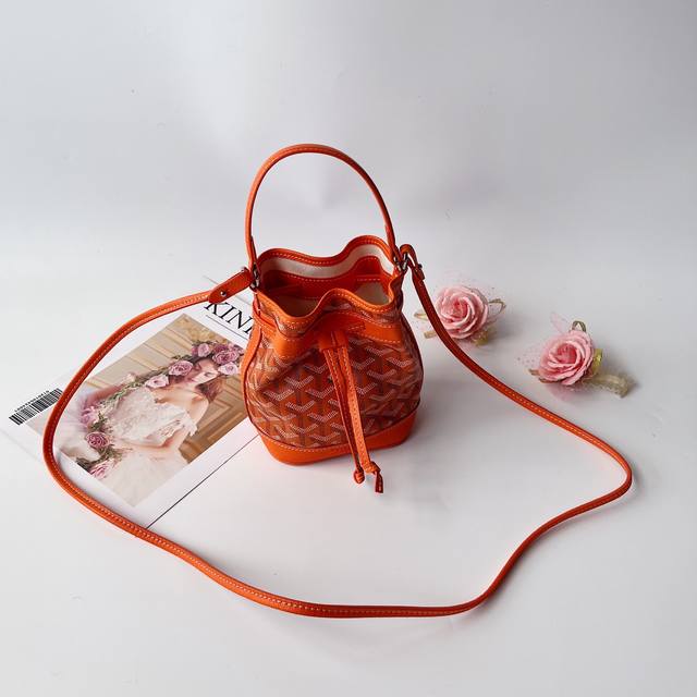 Goyard Mini Bucket Bag. This bucket bag is called Petit Flot, which refers to th