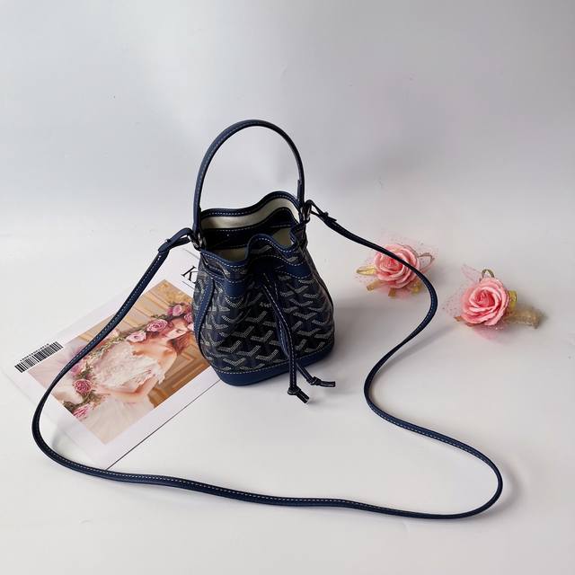 Goyard Mini Bucket Bag. This bucket bag is called Petit Flot, which refers to th