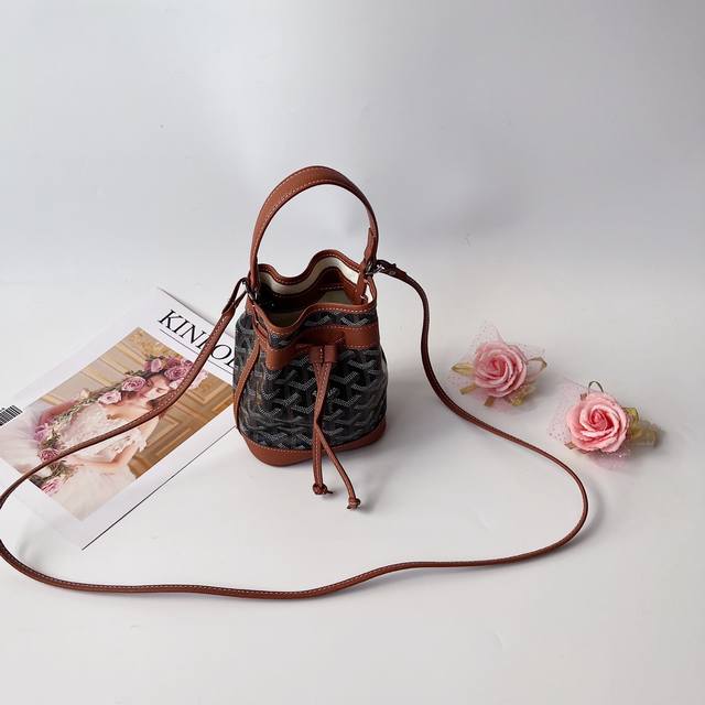 Goyard Mini Bucket Bag. This bucket bag is called Petit Flot, which refers to th
