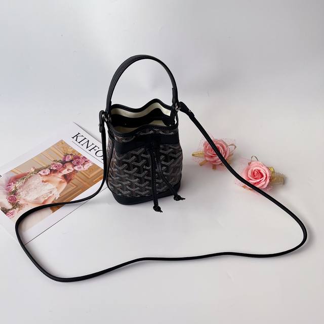 Goyard Mini Bucket Bag. This bucket bag is called Petit Flot, which refers to th