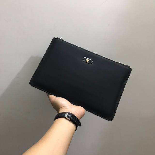 Premium original Versace men's casual wallet with 6 card slots and a rear compa