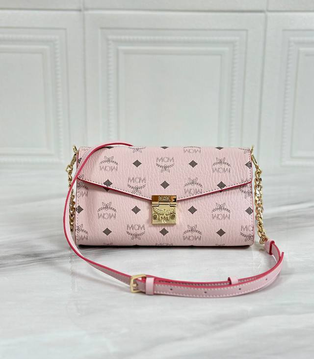 New version of medium envelope-wrapped shoulder strap with chain New upgraded ve