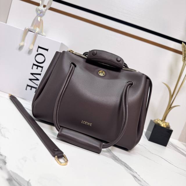 The new medium soft cowhide Madrid handbag from Luojia. The Madrid features a so