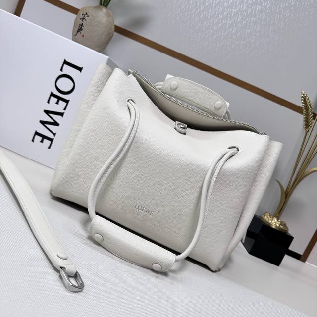 The new medium soft cowhide Madrid handbag from Luojia. The Madrid features a so