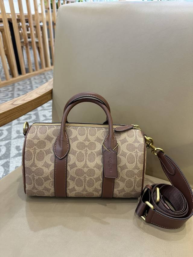 New Coach Compass series small size 25 men's Boston Ccf49 Ccb83 classic logo mo