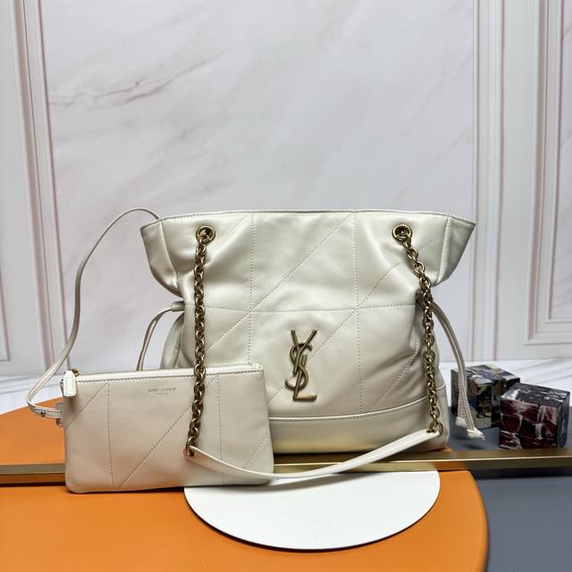 Small Lambskin Antique Gold Ysl's new small Jamie 4.3 Large Pochon Lambskin Unde