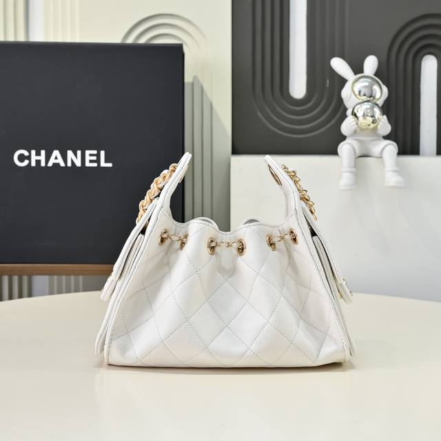 Chanel 25C Hobo Mini Drawstring Hippie Bag 25C Little Dark Horse Hobo! This seas