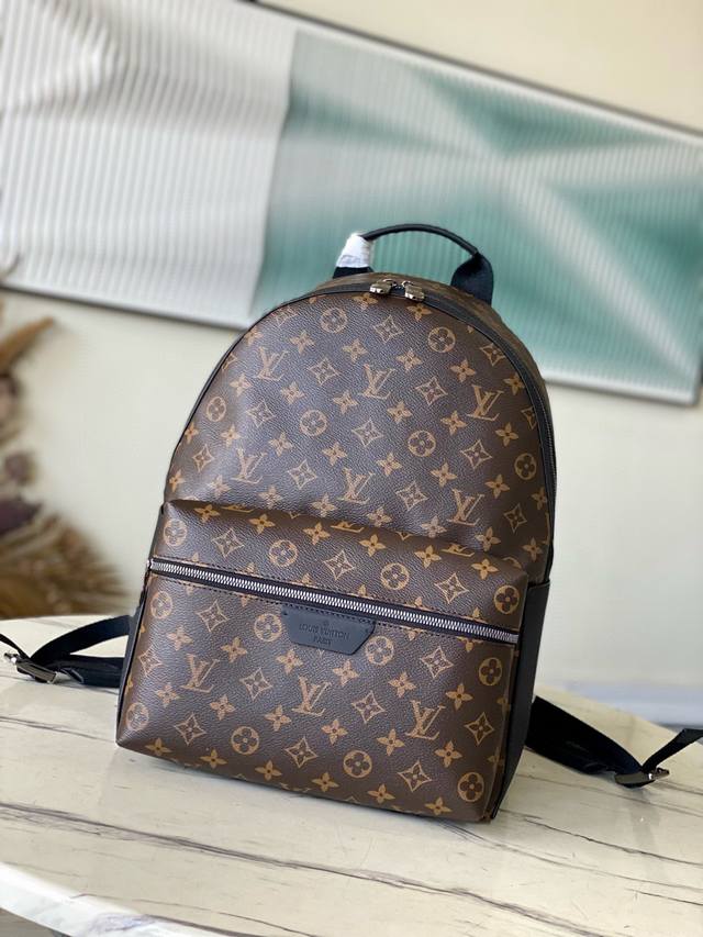 Top-tier original M22558 Monogram Eclipse Discovery small backpack, crafted from