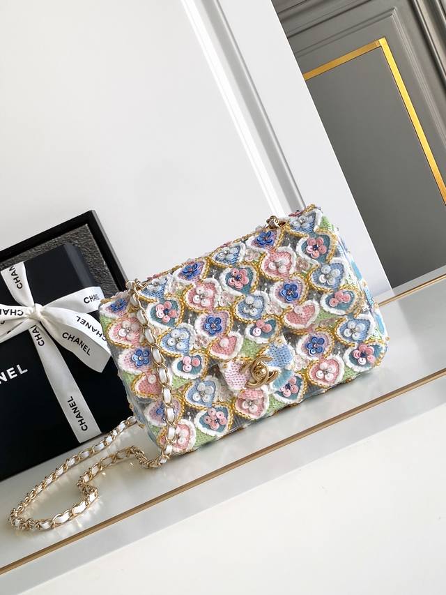 Top-tier original Ohanel Collector's Series 2 sequined embroidered bag, meticulo