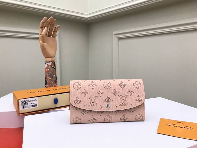 Authentic Top-Tier Original M60145 Pink Delicate Perforated Leather with Monogra