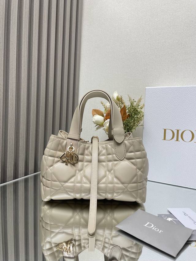 Authentic, High-Quality Dior Toujours Handbag (Small, Light Apricot) This Dior T