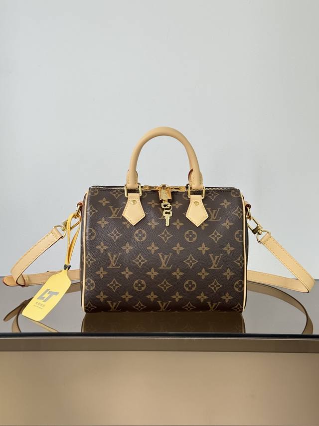 Premium Original Speedy Bandouliere Handbag (Model: M46977, Monogram Canvas 163