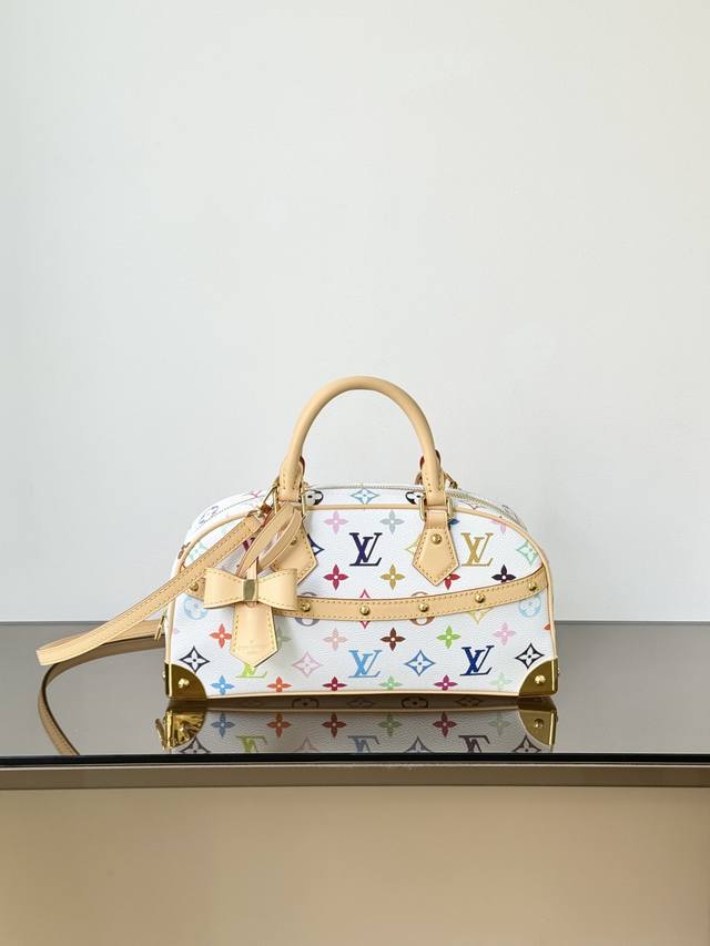 Premium Original LV X TM Handbag East West Model: M13084 White with Dynamic Chip