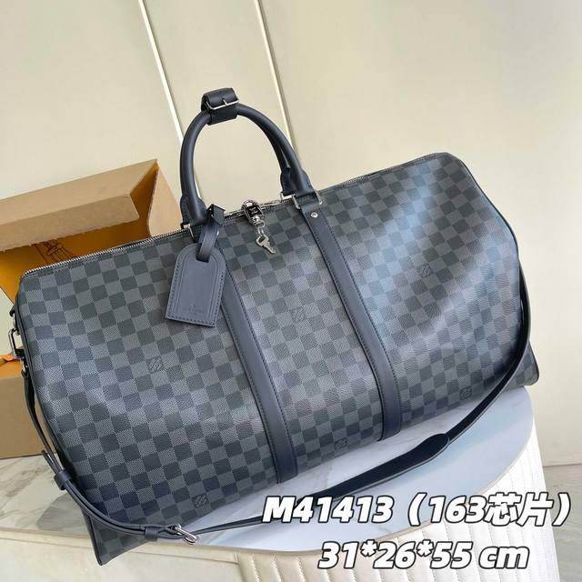 163C01 Chip Version Internal Price P 55Cm Style No.: M41413 Black Check 55Cm Ori